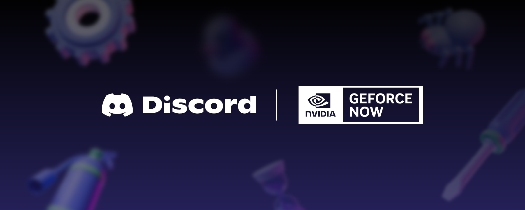 The Discord and NVIDIA GeForce NOW logos.