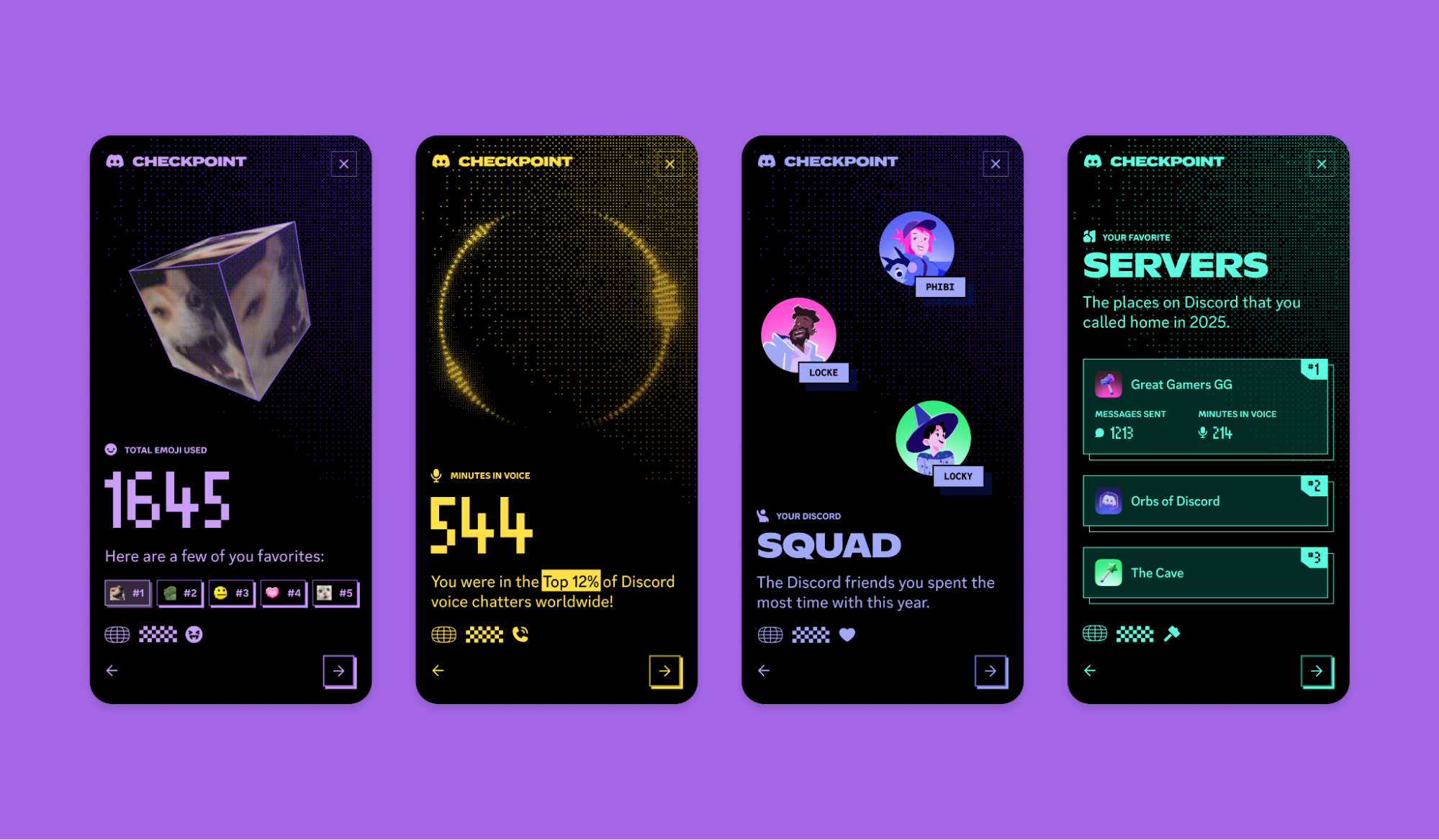 The in-app Checkpoint experience. 