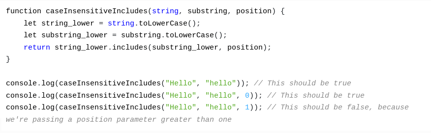 Does a JavaScript String Contain a Substring?